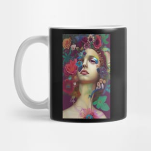 Surreal Art Flowers Floral Dreamy Surrealism Mug